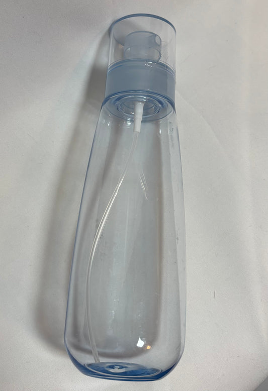blue spray mist bottle