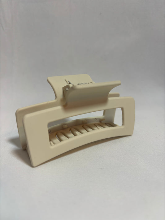 soft lemon claw clip