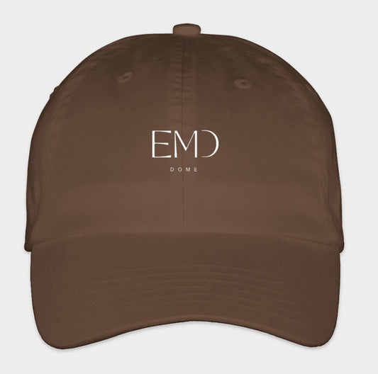 brown emd dome baseball hat