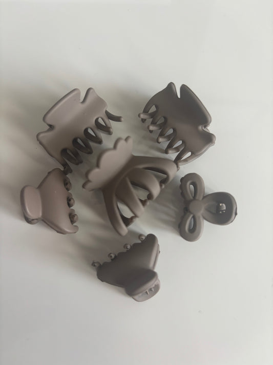 mushroom mini claw clips